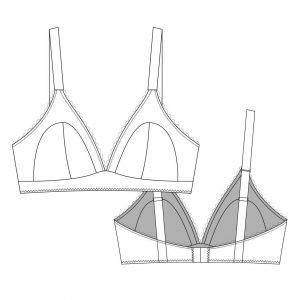 Sew Projects PDF Willow Soft Cup A-DD Bra Sewing Pattern
