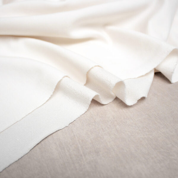 Tencel French Terry Fabric in Ecru