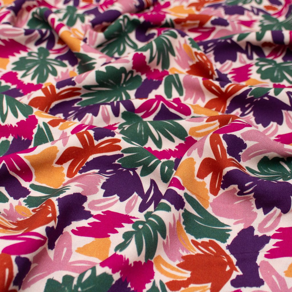 Lise Tailor Viscose Fabric In Boreale Floral Print Good Fabric