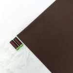 Organic Cotton Jersey Fabric in Coffee Brown