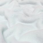 Cotton Sherpa Fleece Fabric in Ice Blue