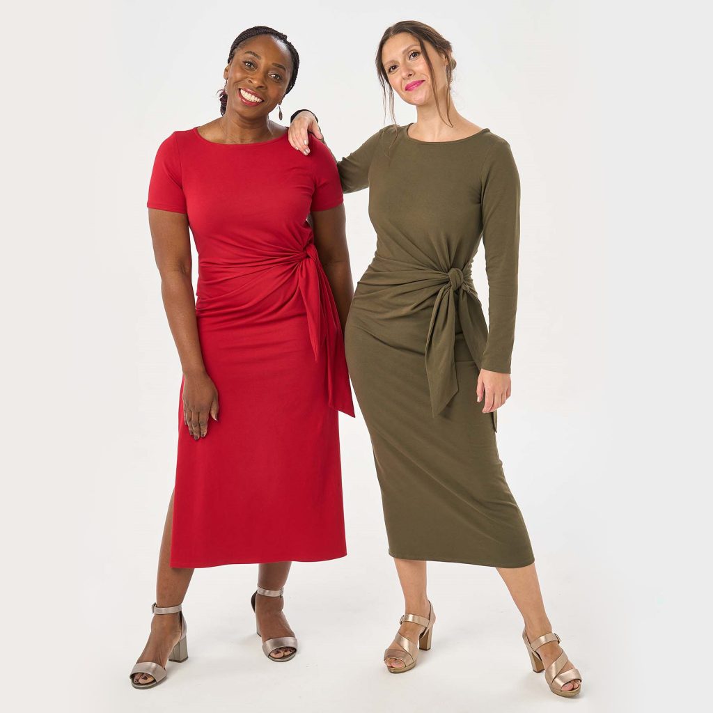 estelle sew over it dress in two colour 