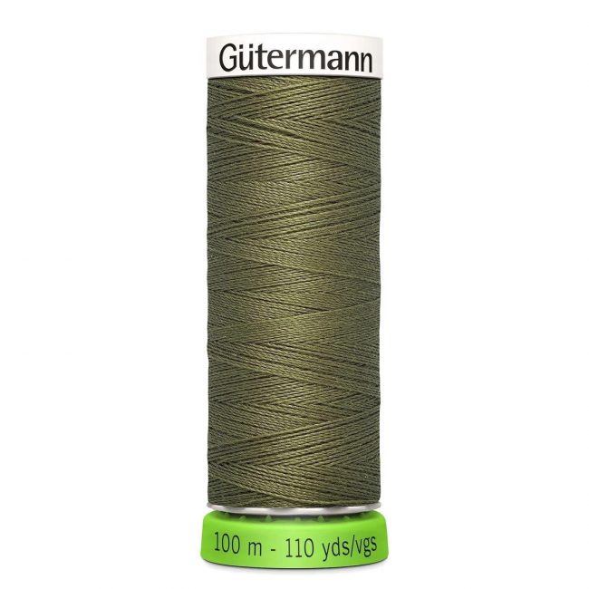 gutermann sewing thread in olive green shade 432