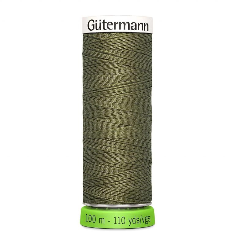 gutermann sewing thread in olive green shade 432