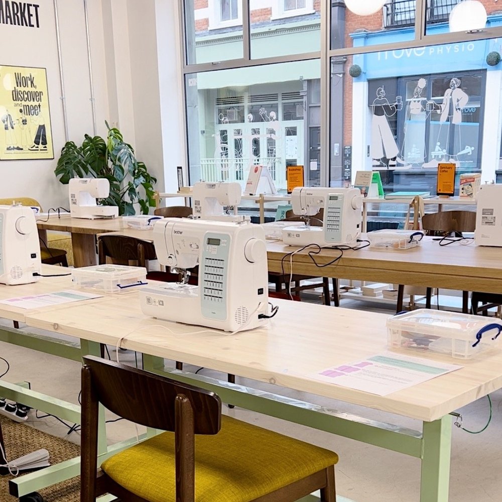 studio sewing classes held in Thread Club based in Twickenham
