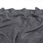 4.5 Wale Jumbo Corduroy Fabric in Charcoal Grey