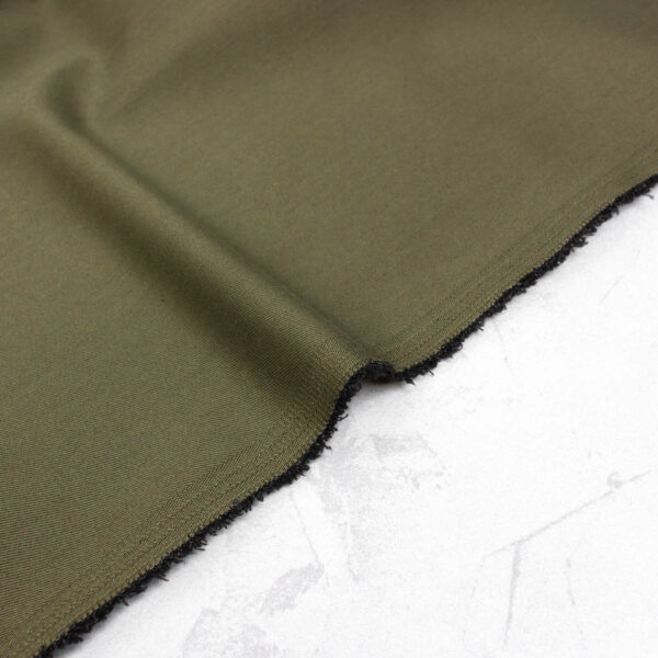 9oz Cotton Denim Twill Fabric with Stretch in Khaki