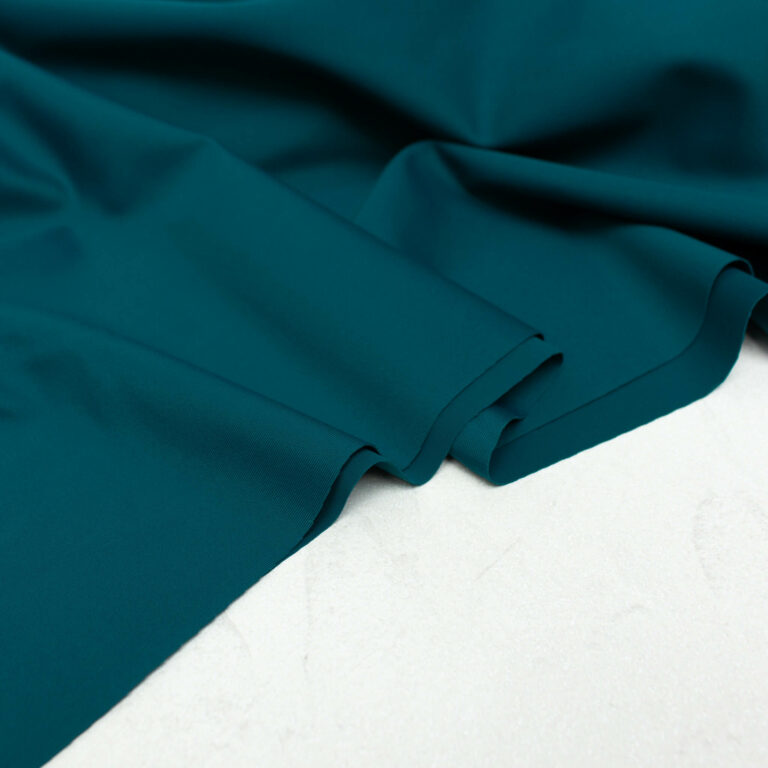 Light Econyl Swim & Sports Lycra Fabric in Peacock Green