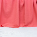 Organic Cotton Double Gauze Fabric in Coral Pink