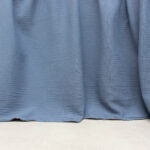 Organic Cotton Double Gauze Fabric in Stone Blue