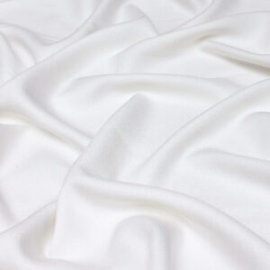 ivory white viscose crepe fabric