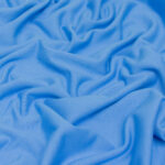 azure blue sweatshirt fabric