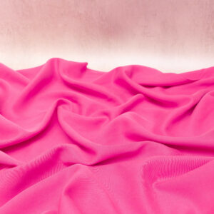 Sandwashed Lyocell Twill Fabric in Barbie Pink
