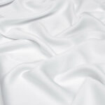 Sandwashed Lyocell Twill Fabric in White