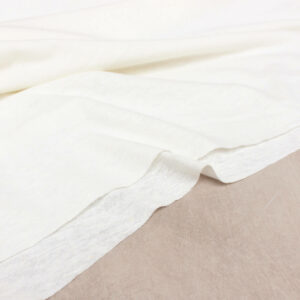 Organic Cotton and Hemp Jersey Fabric in Off White