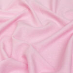 Washed Linen Fabric in Rose Pink