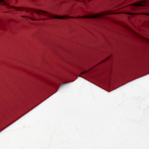 Bamboo Jersey Fabric in Berry Red