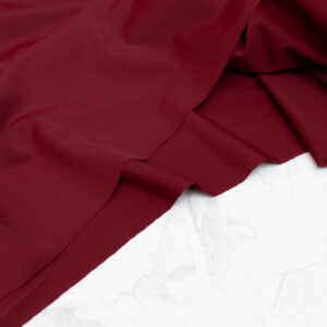 Light Econyl Swim & Sports Lycra Fabric in Dark Cherry Red