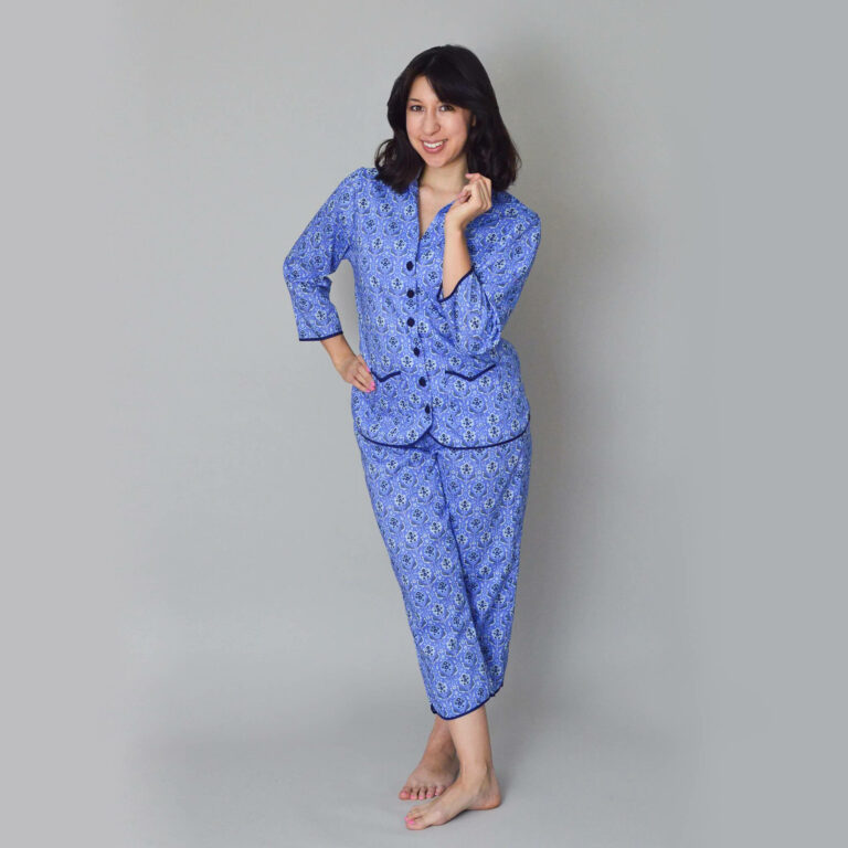 nina lee wearing Picadillly Pjs