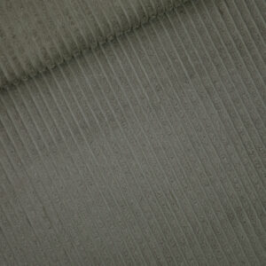 See You at Six Wide Rib Corduroy Fabric in Smokey Olive