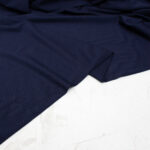 Bamboo Jersey Fabric in Dark Navy