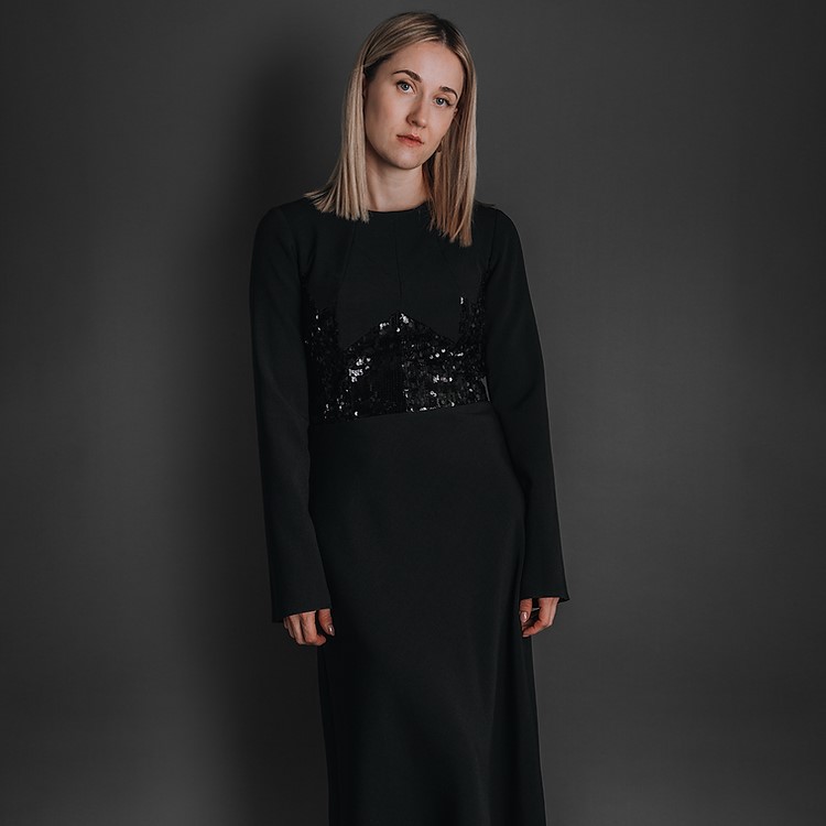 black party dress sewing pattern