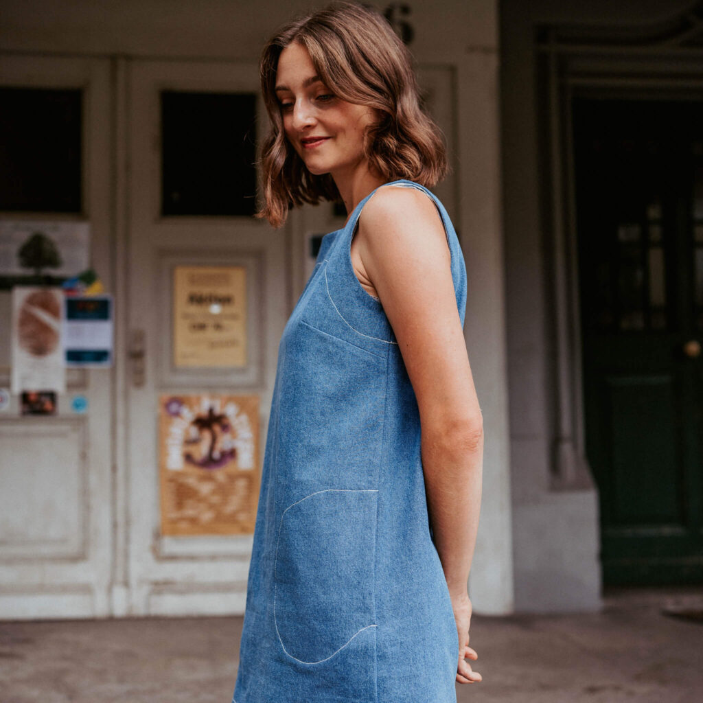 By Masin PDF Sasha Shift Dress Sewing Pattern