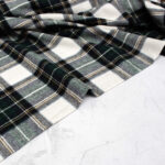 flannel fabric in tartan print