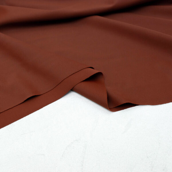 Light Econyl Swim & Sports Lycra Fabric in Toffee Brown