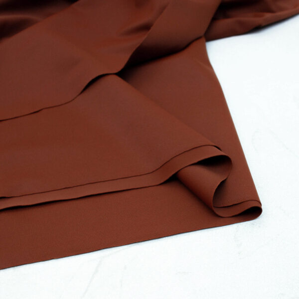 Light Econyl Swim & Sports Lycra Fabric in Toffee Brown