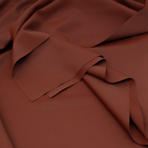 Light Econyl Swim & Sports Lycra Fabric in Toffee Brown