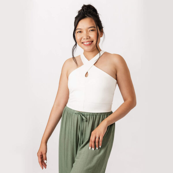 Named PDF Ulpu Cross Over Halter Tank Top Sewing Pattern