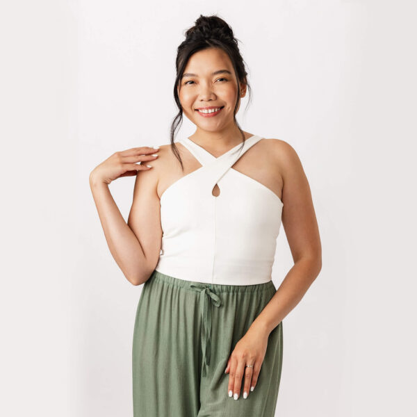 Named PDF Ulpu Cross Over Halter Tank Top Sewing Pattern
