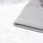 fleece fabric in light grey
