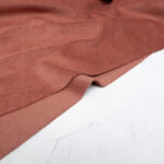 Organic Cotton Terry Towelling Fabric in Cedar Wood