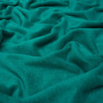 Organic Cotton Terry Towelling Fabric in Evergreen Lagoon