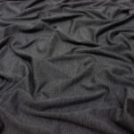 Bamboo Jersey Fabric in Charcoal Grey
