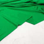 Bamboo Jersey Fabric in Lucky Green