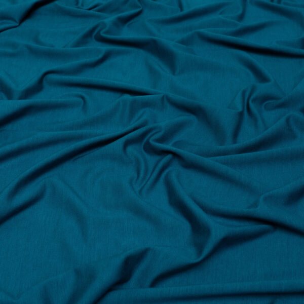 Bamboo Jersey Fabric in Ocean Blue