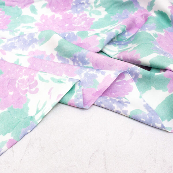 Cousette Floral Viscose Fabric in Parma Peony