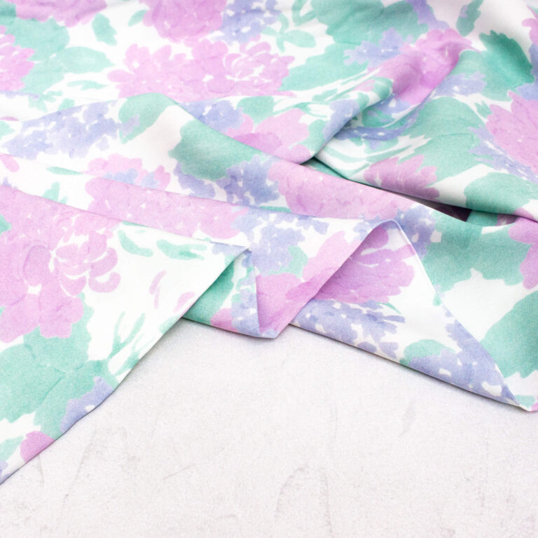 Cousette Floral Viscose Fabric in Parma Peony