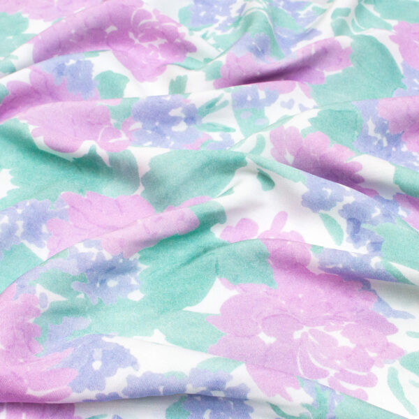 pastel colour floral fabric