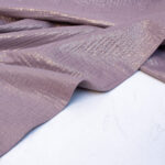Double Gauze Fabric in Frosted Plum Shimmer