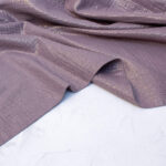 Double Gauze Fabric in Frosted Plum Shimmer