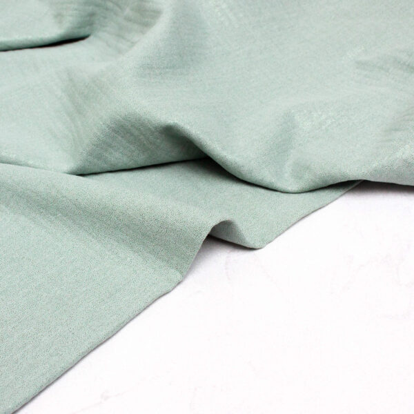 Double Gauze Fabric in Misty Sage Shimmer