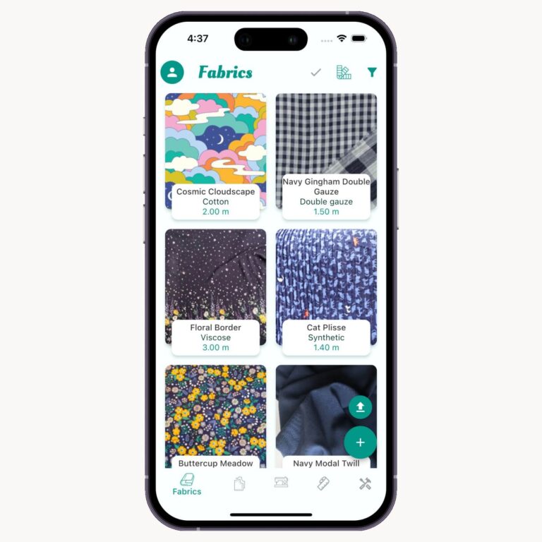mobile view of stash hub