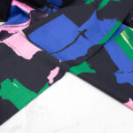 Atelier Jupe Soft Cotton Fabric in Abstract Mosaic Print