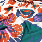 Atelier Jupe Soft Cotton Fabric in Abstract Floral Print