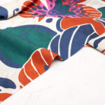 Atelier Jupe Soft Cotton Fabric in Abstract Floral Print