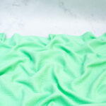 Organic Cotton Double Gauze Fabric in Mojito Lime